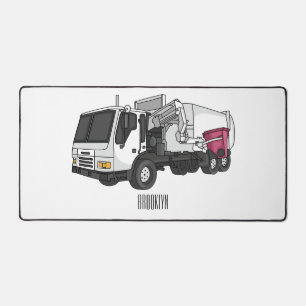 Illustration de camion à ordures
