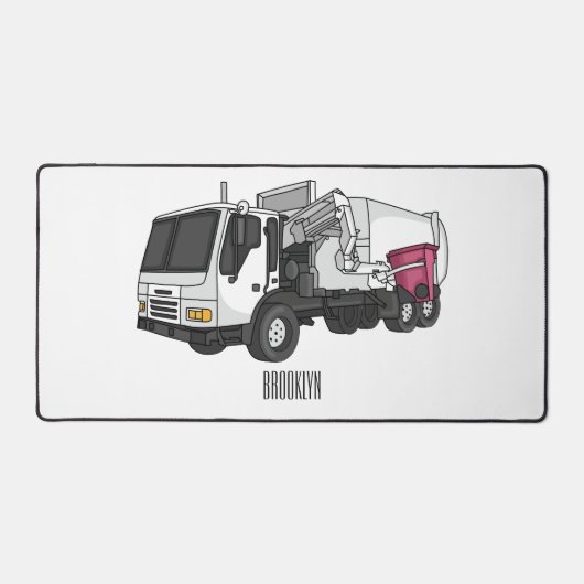 Illustration de camion à ordures (Recto)