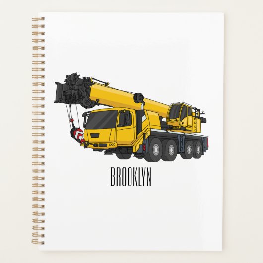 Illustration de camion de grue (Devant)