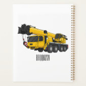 Illustration de camion de grue (Dos)
