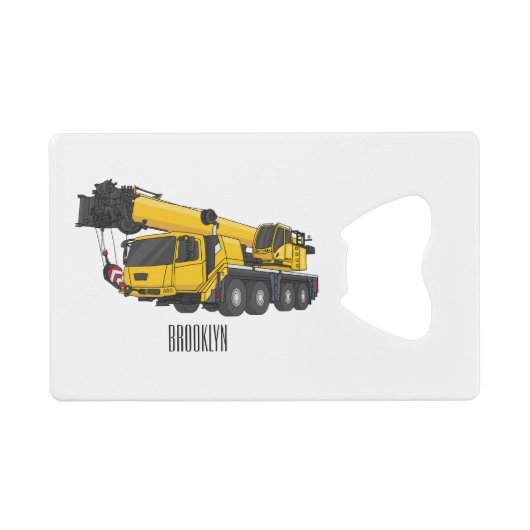 Illustration de camion de grue (Devant (Horizontal))