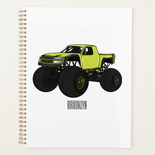 Illustration de camion monstre (Devant)