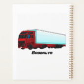 Illustration de camion roumain (Dos)