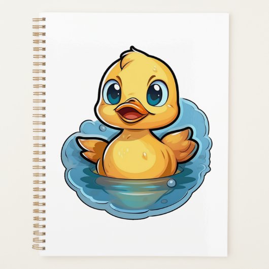 Illustration de canard de dessin animé (Devant)