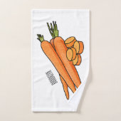 Illustration de carotte (Serviette à main)