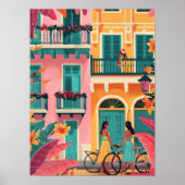 Illustration de Cartagena Colombie Impression de C (Devant)