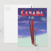Illustration de carte postale aérienne du Canada p (Devant / Derrière)