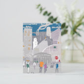 Illustration de carte postale Manchester (Debout devant)