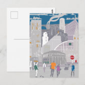 Illustration de carte postale Manchester (Devant / Derrière)