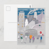 Illustration de carte postale Manchester (Devant / Derrière)