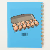 Illustration de carton d'oeufs (Dos)