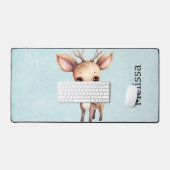 Illustration de cartoon de bébé cerf mignon (Clavier et souris)
