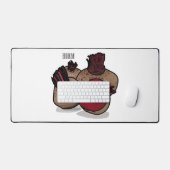 Illustration de cartoon de betterave (Clavier et souris)
