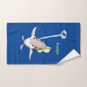 Illustration de cartoon de poisson-archer mignon (Serviette à main)
