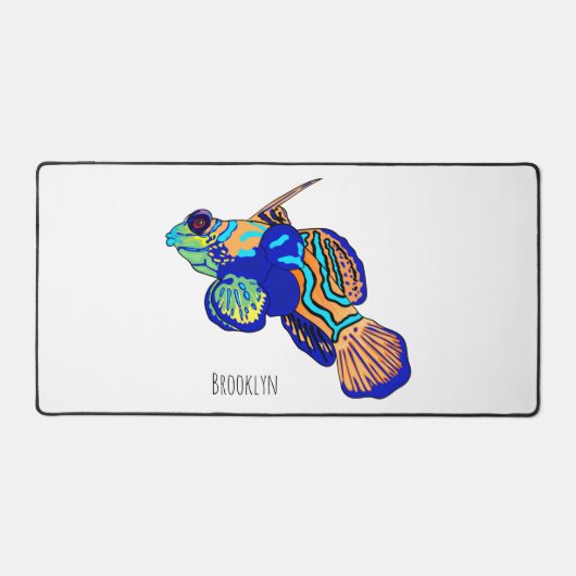 Illustration de cartoon de poisson mandarin  (Recto)