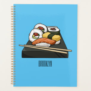 Illustration de cartoon de sushi