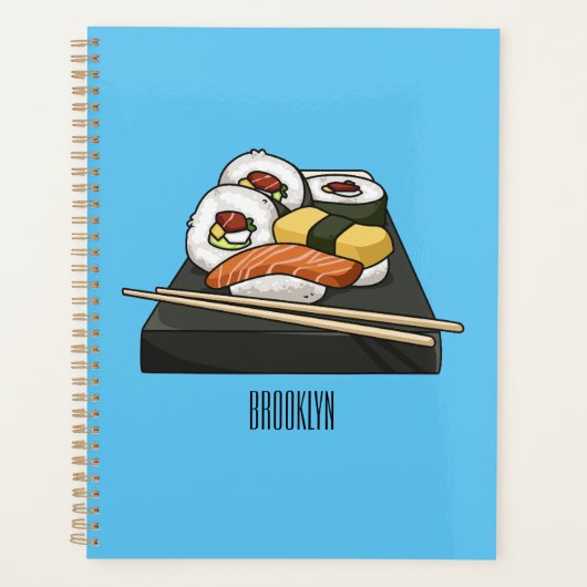 Illustration de cartoon de sushi (Devant)