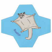 Illustration de cartoon d'un sugar glider mignon e (Plat)