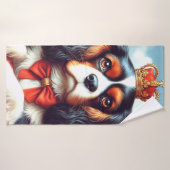 Illustration de Cavalier King Charles Spaniel (Serviette de bain)