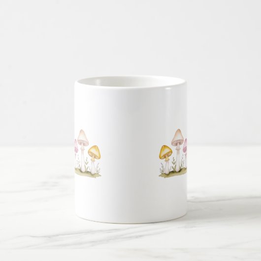 Illustration de champignon d'aquarelle Mug (Centre)