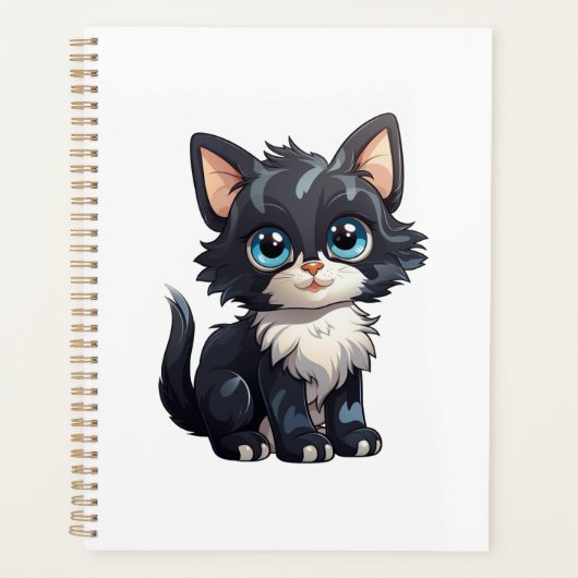 illustration de chat de dessin animé (Devant)