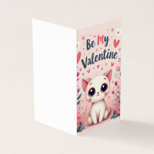 Illustration de chat mignon pour la Saint-Valentin
