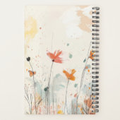 Illustration de chat orange adorable personnalisée (Dos)