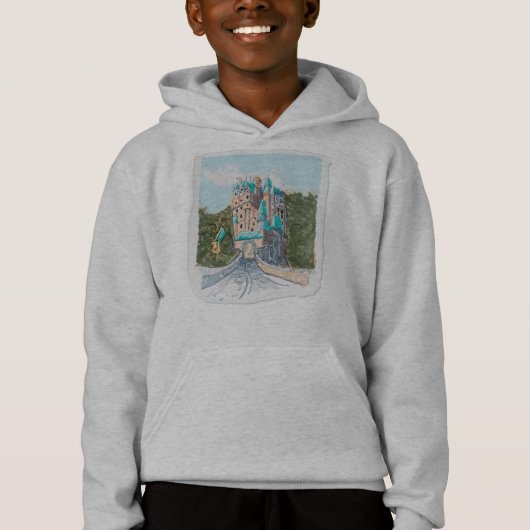 Illustration de château coloré (Devant)