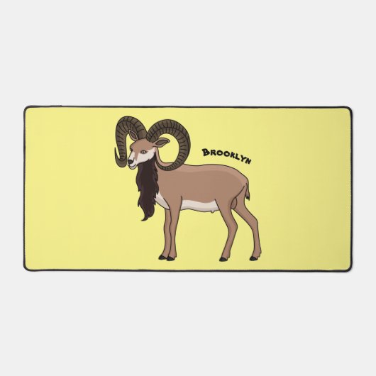 Illustration de chèvre de Mouflon (Recto)