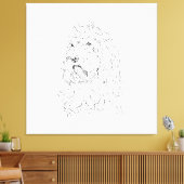 Illustration de chien, Cockapoo en art mural (Insitu(Salon))