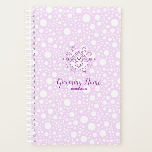 Illustration de chien de dessin pour le toilettage (Devant)