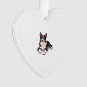 Illustration de chien de portrait de Border Collie (devant)