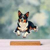 Illustration de chien de portrait de Border Collie (Neutre)