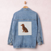 Illustration de chien dos de dachshund à poil long (Hangar)