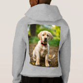 Illustration de chien Labrador adorable – Chiot mi (Dos)