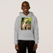 Illustration de chien Labrador adorable – Chiot mi (Devant entier)