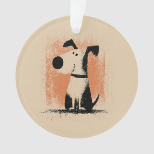 Illustration de Chien Mignon – Art de Chien de Des