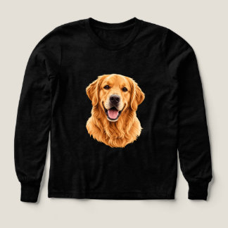 Illustration de chien Portrait Golden Retriever