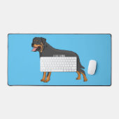Illustration de chien Rottweiler (Clavier et souris)