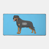 Illustration de chien Rottweiler (Recto)