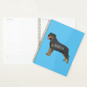 Illustration de chien Rottweiler (Devant avec enveloppe)