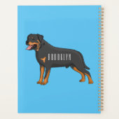 Illustration de chien Rottweiler (Dos)