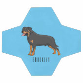 Illustration de chien Rottweiler (Plat)