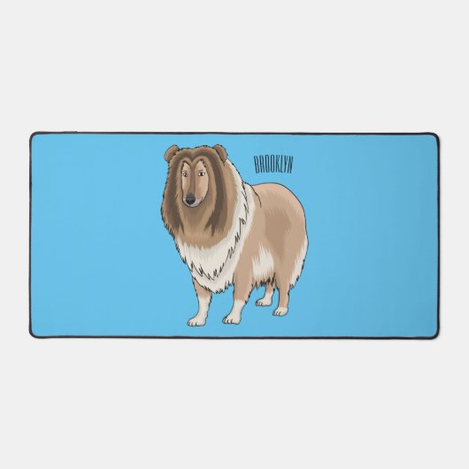 Illustration de chien Rough collie (Recto)