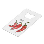 Illustration de chili (Dos Angle)