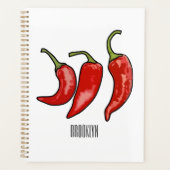 Illustration de chili (Devant)