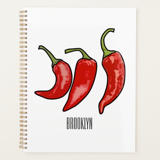 Illustration de chili (Devant)