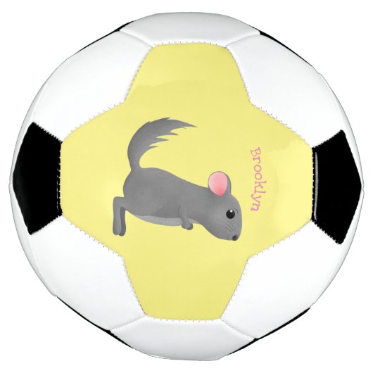 Illustration de chinchilla gris mignon (Tourné)