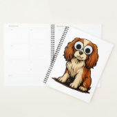 Illustration de chiot aux yeux globuleux mignon (Devant avec enveloppe)