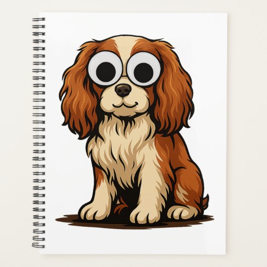 Illustration de chiot aux yeux globuleux mignon (Devant)